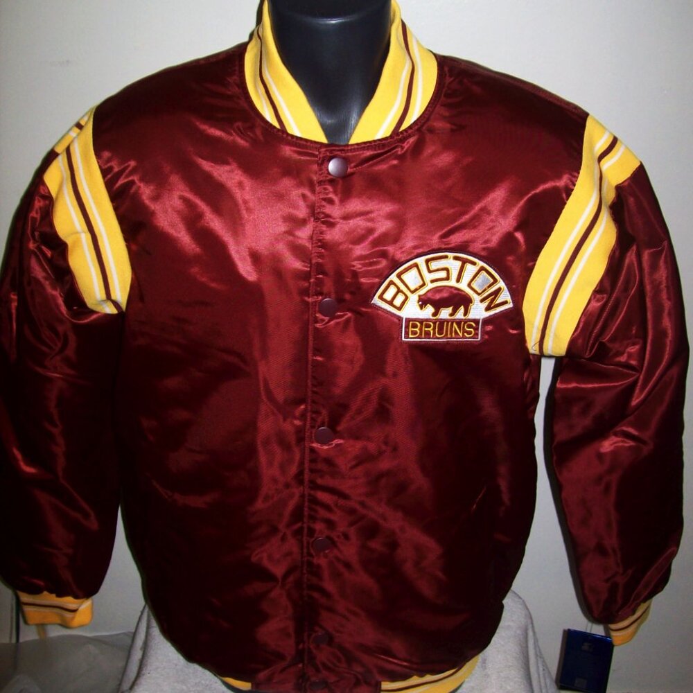 BOSTON BRUINS NHL Starter Snap Down Jacket 5X 6X